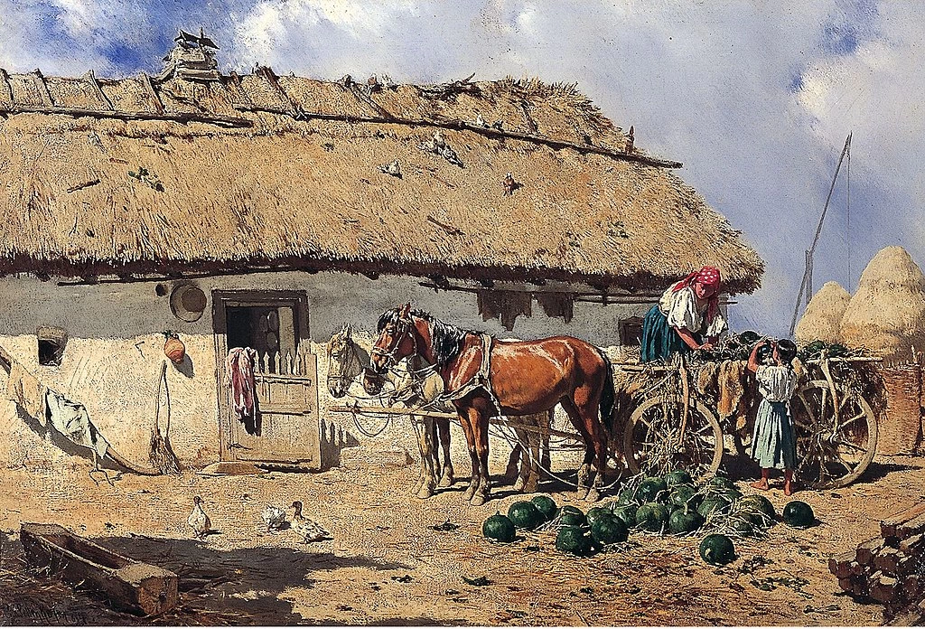 Raccolta dei meloni (1854) - Museo Regionale della Pomerania, Greifswald